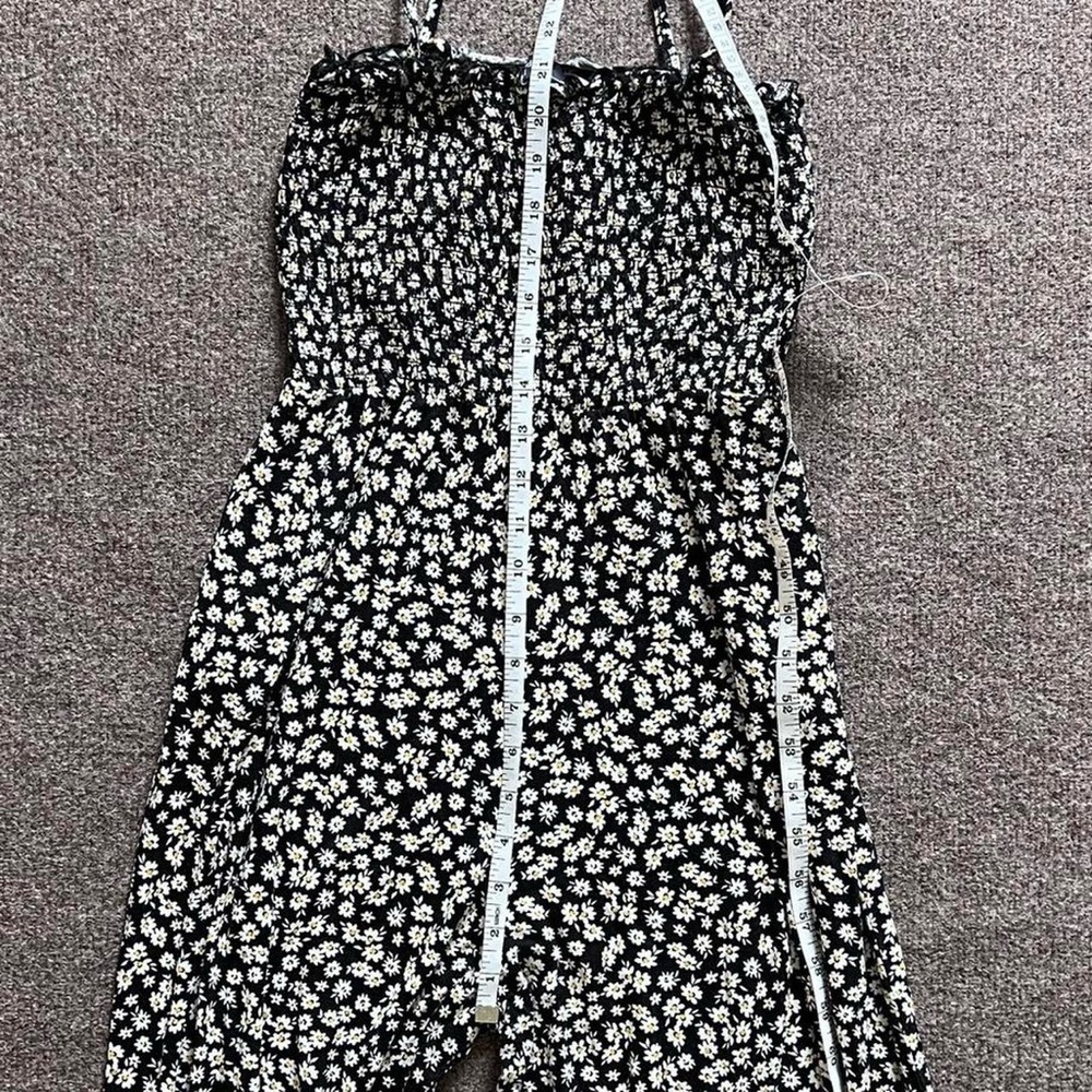 Nobody's Child Wide Leg Floral Pattern Spaghetti Strap Jumpsuit Romper Women’s 2 - Picture 6 of 8